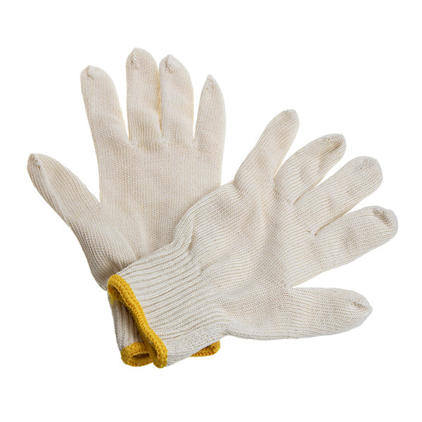 Tuff-Coton White Spun Yarn Work Gloves (Fine Imitation)