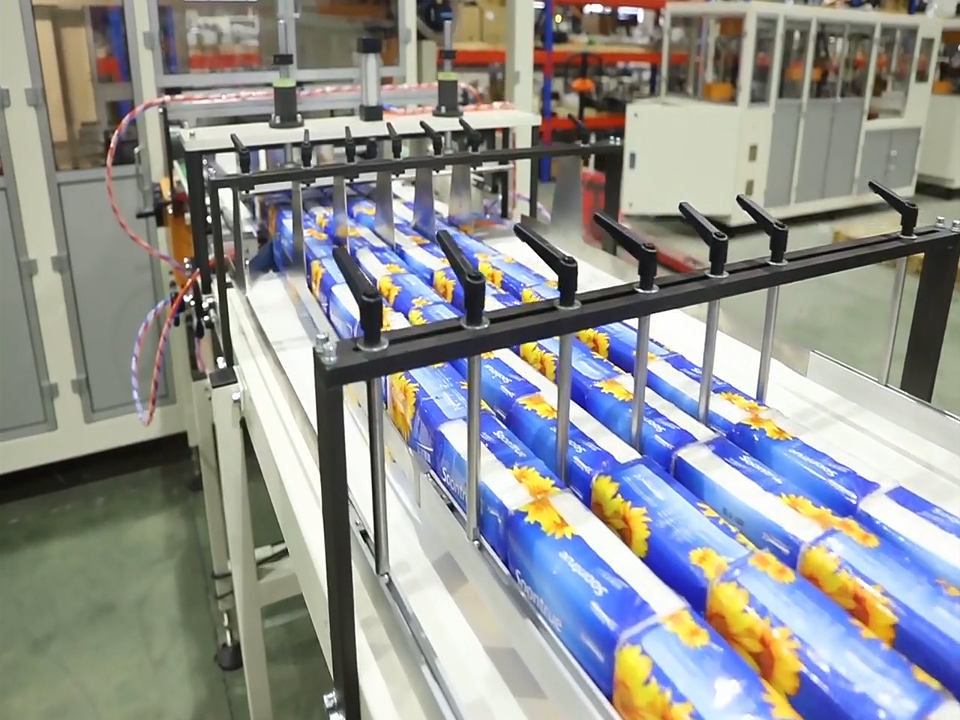 ZB680HN High speed facial tissue bundle packing machine