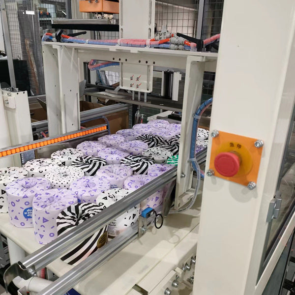 ZX660B Automatic Case Packer Machine For Facial Tissue