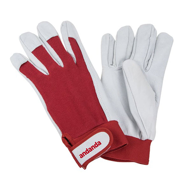 Lambskin Stretch Cloth Buckle Gloves