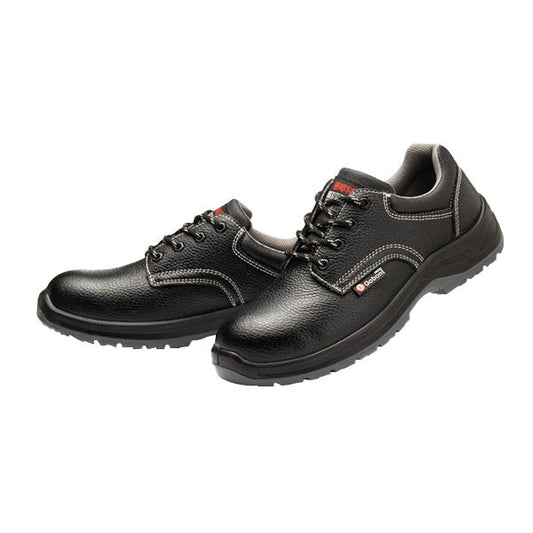 Embossed Leather Safety Shoes GB-801N Anti-smashing