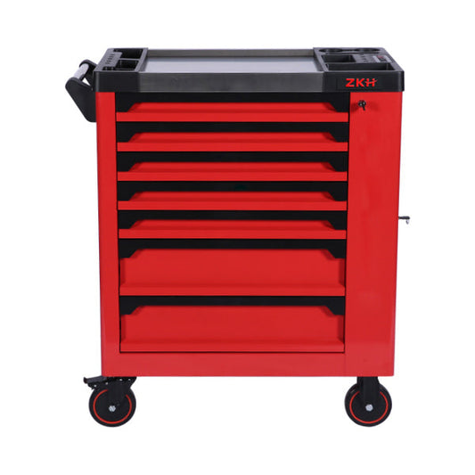 7 Drawer Tool Cart With Hidden Side Panel